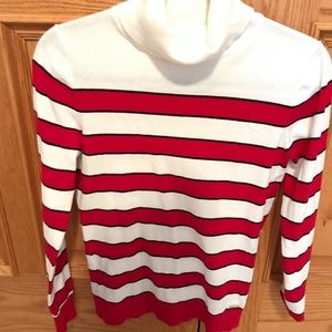 Candy Cane Stripped turtle neck